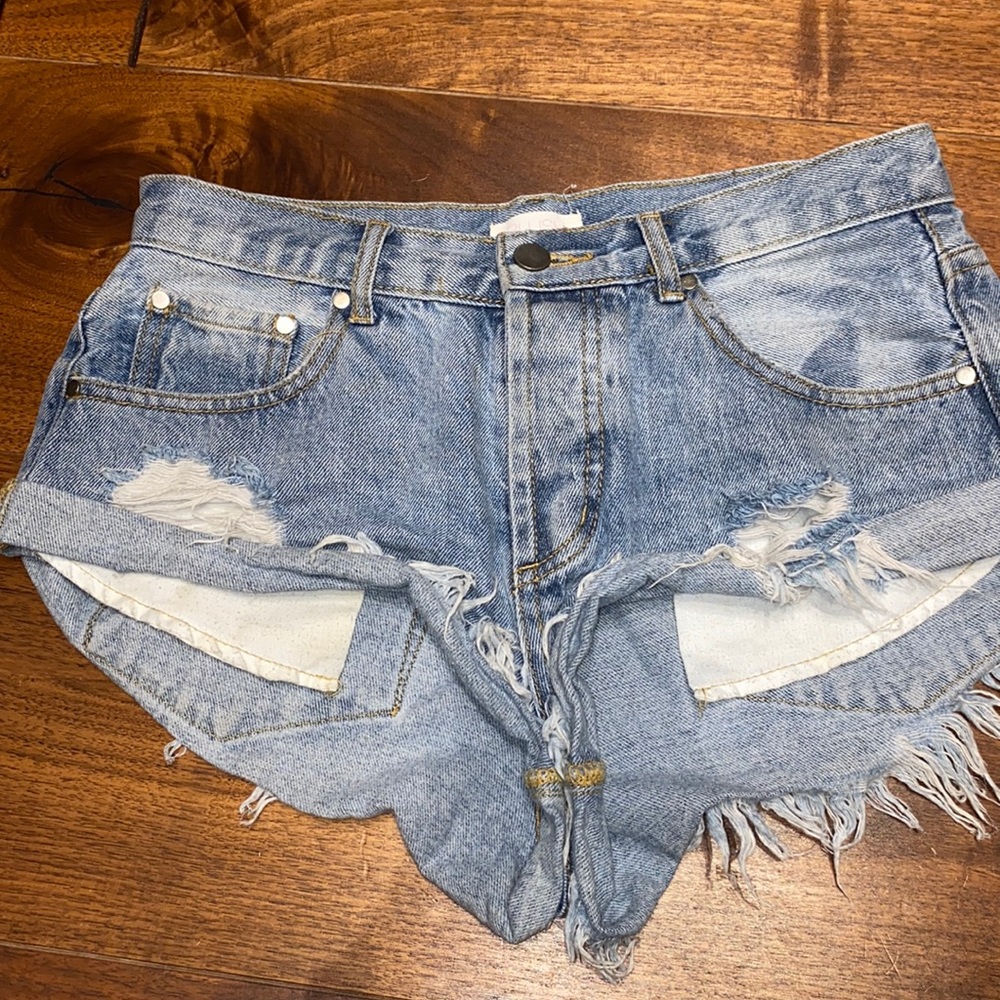 Jean shorts